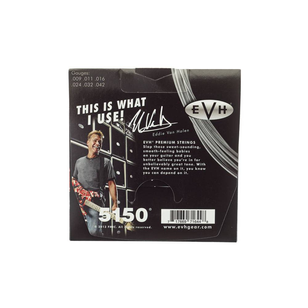 EVH Premium Strings 9 - 42 snarenset voor elektrische gitaar