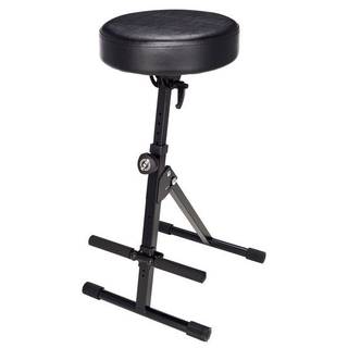 Konig & Meyer 14060 lederen kruk voor musici (zwart)