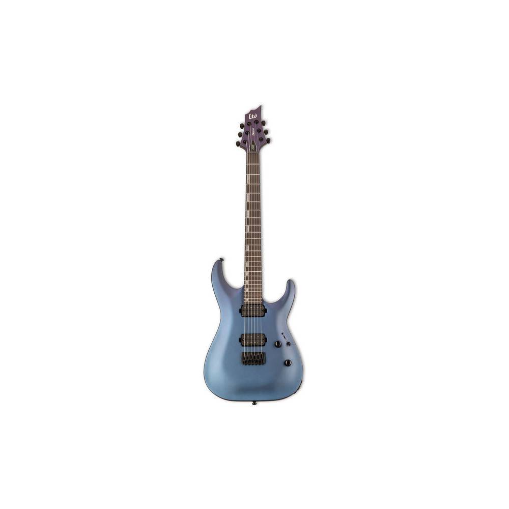 ESP LTD Deluxe H-1001 Violet Andromeda Satin met Seymour Duncan Pegasus/Sentient en Hipshot brug