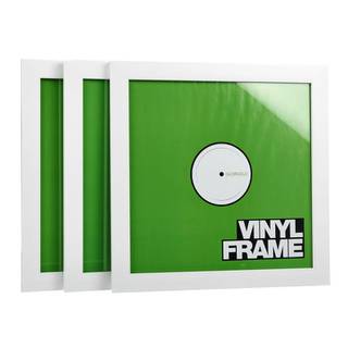 Glorious DJ Vinyl Frame Set White (Set of 3)