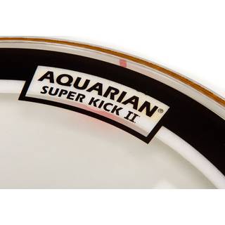 Aquarian 18 inch Super kick II Clear bassdrumvel