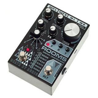 Death By Audio Rooms Stereo Reverberator effectpedaal