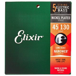 Elixir 14202 Electric Bass NPS Nanoweb 5ST Light 45-130