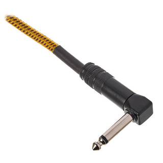 Cordial EI5PR-TWEED-YE Elements jack kabel 6.3 TS haaks - recht 5m tweed geel