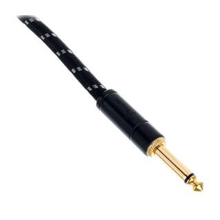 Fender Deluxe Cables Coil Cable 9 m zwart tweed recht en haaks