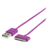 Valueline iPhone kabel paars 1 meter