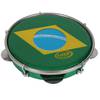 Luen PAN8GN Pandeiro 8 inch nylon Braziliaanse vlag groen