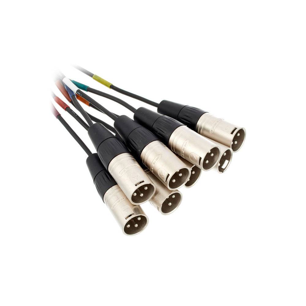 Cordial CML8-0FM5C Intro multikabel 8x XLR male - 8x XLR female 5m