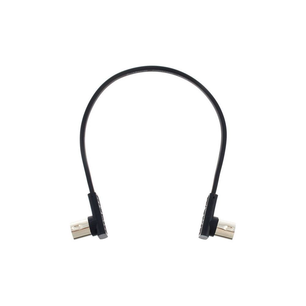 RockBoard Flat MIDI Cable haaks 30 cm