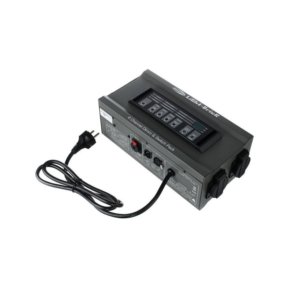 Showtec Lightbrick 4-kanaals DMX dimmerpack