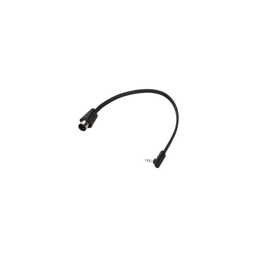 RockBoard RBO CAB F TMB 30 BK Flat TRS-MIDI kabel Type B - 30 cm