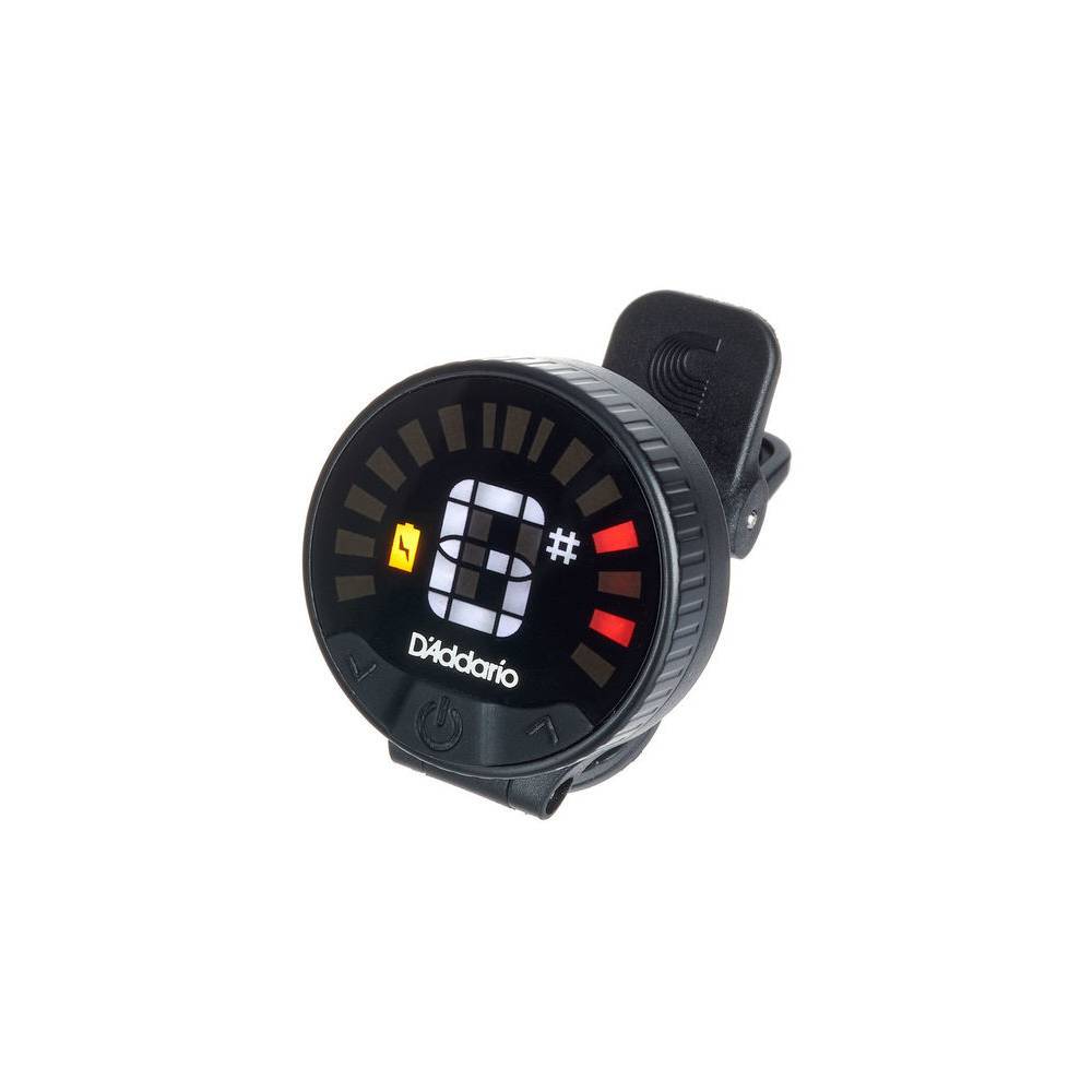 D'Addario Nexus 360 heroplaadbare clip-on tuner zwart