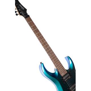 Cort X300 Flip Blue elektrische gitaar met pearlescent afwerking