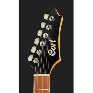 Cort X-700 Mutility Black Satin multi-scale elektrische gitaar met gigbag