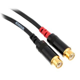 Cordial CFU3CE Intro verlengkabel 2x RCA male - 2x RCA female 3m