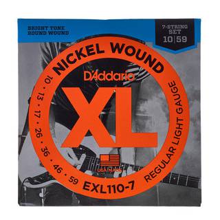 D'Addario EXL110-7 snarenset voor 7-snarige elektrische gitaar