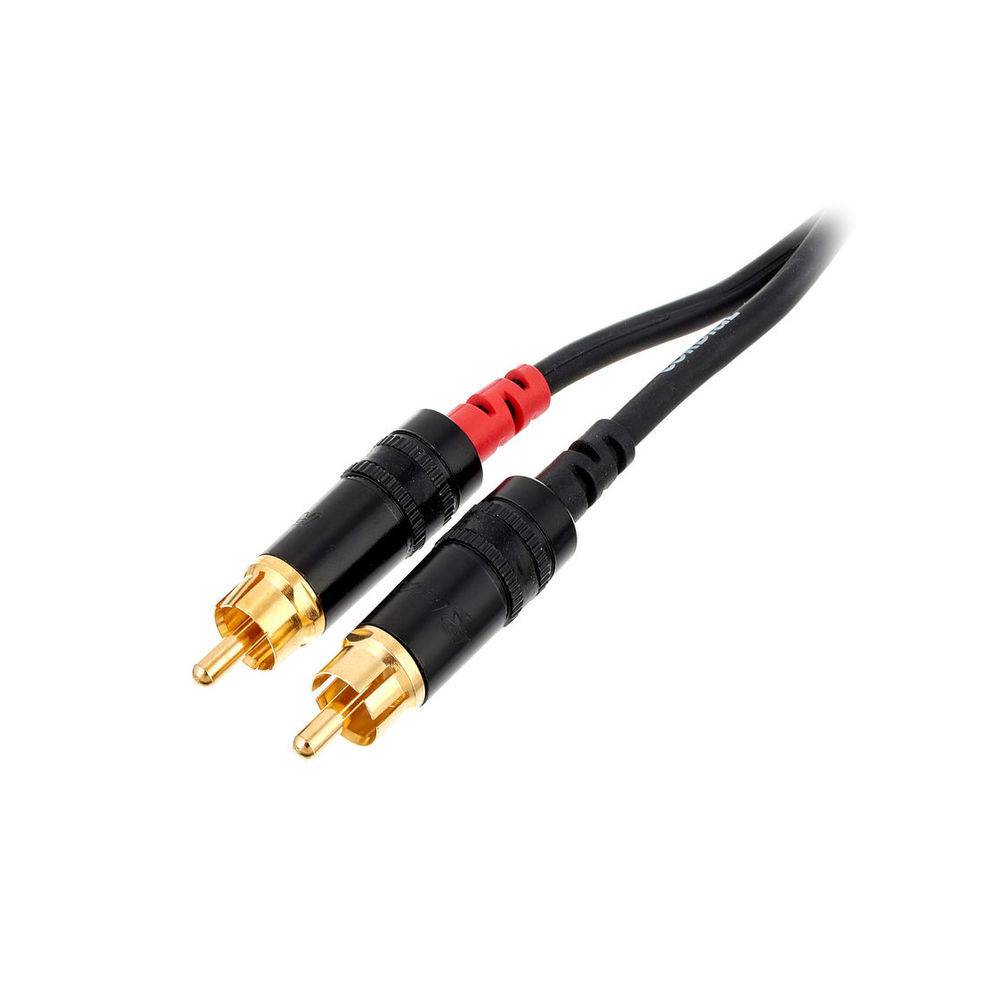Cordial CFU3CE Intro verlengkabel 2x RCA male - 2x RCA female 3m