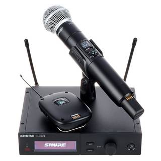Shure SLXD124/85-K59 draadloze SM58 & WL185 microfoon combinatieset
