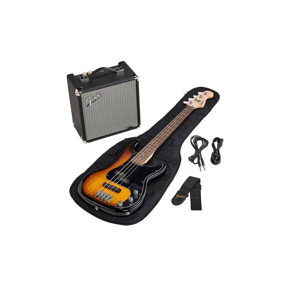 Squier Affinity Series Precision Bass PJ Pack Brown Sunburst