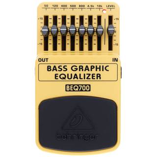 Behringer BEQ700 Bass Graphic Equalizer EQ voeteffect
