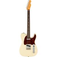 Fender American Professional II Telecaster RW Olympic White elektrische gitaar met koffer