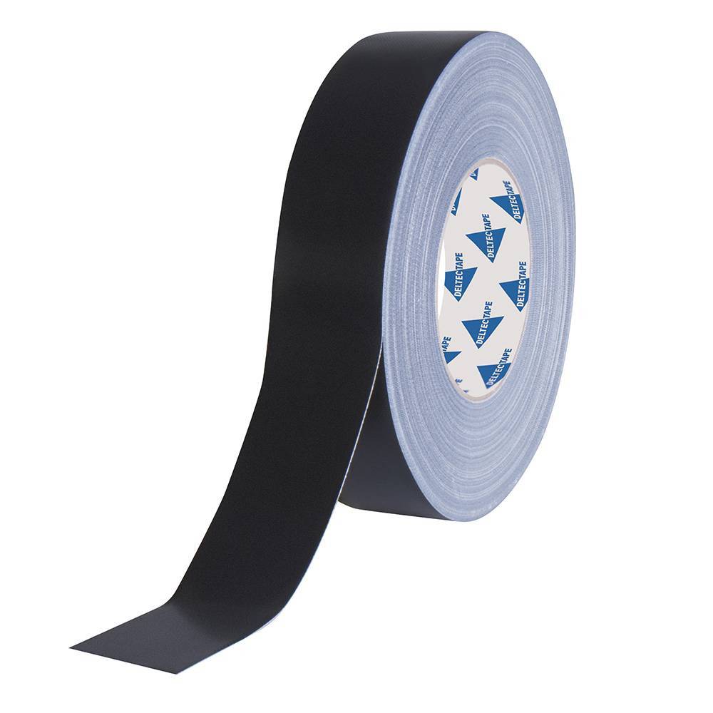 Deltec Gaffa tape rol 38mm 50m mat zwart