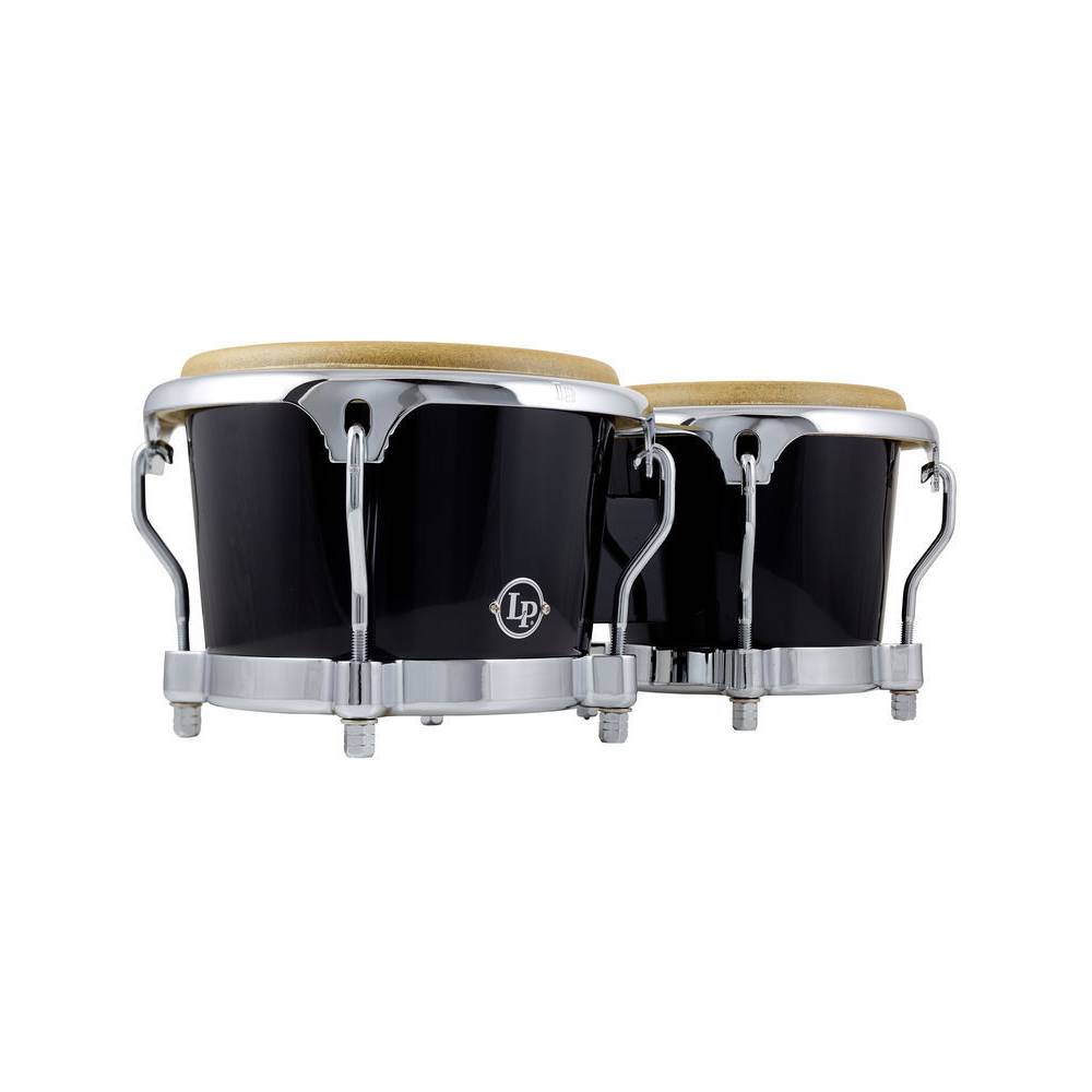 Latin Percussion LP200XFBK Fiberglass Comfort Curve II Rims Chrome