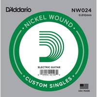 D'Addario NW024 losse snaar voor ak. en elektrische gitaar