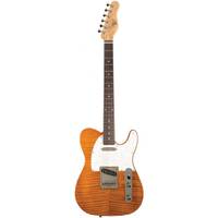 Michael Kelly Enlightened Classic 50 Amber lichtgewicht elektrische gitaar met Quad Mod