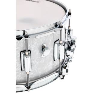 Rogers Drums USA Dyna-Sonic Beavertail White Marine Pearl 14 x 6.5 inch snaredrum