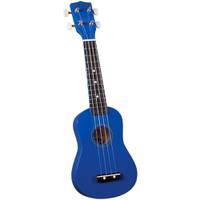 Diamond Head DU-107 Rainbow sopraan ukulele blauw met gigbag