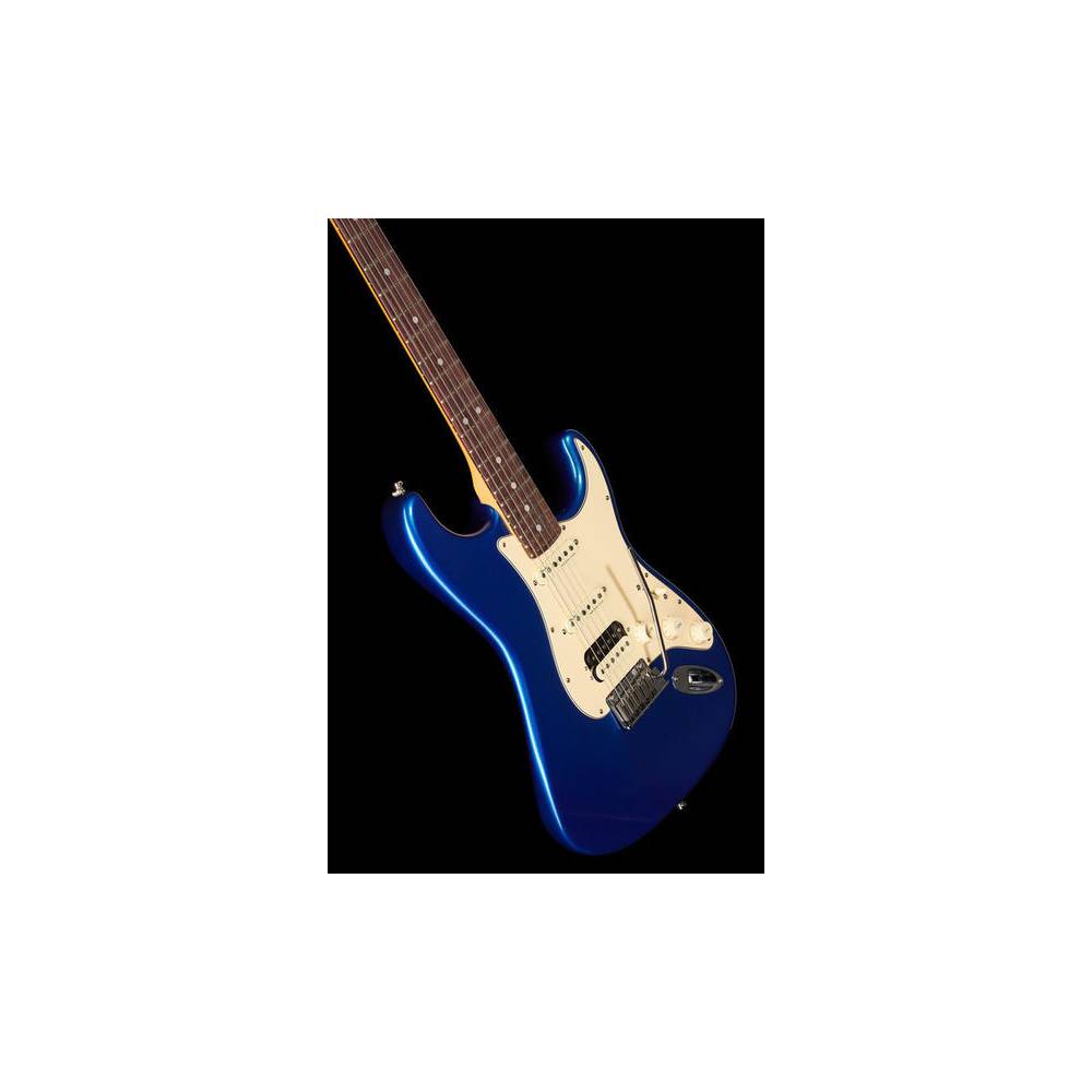 Fender American Ultra Stratocaster HSS Cobra Blue RW met koffer