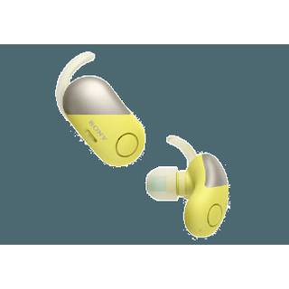 Sony WF-SP700N draadloze in-ears, geel