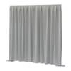 Showtec Pipe and drape Dimout 400x300cm geplooid lichtgrijs