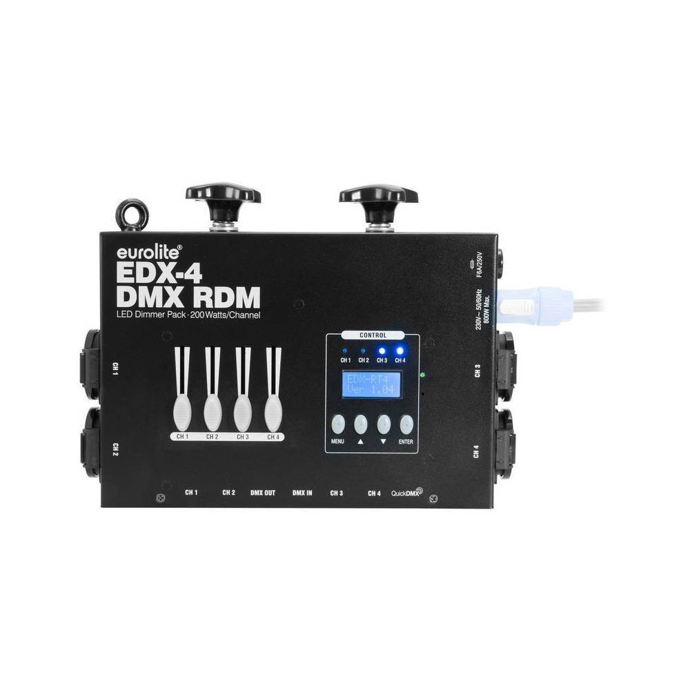 Eurolite EDX-4 DMX RDM LED dimmer pack