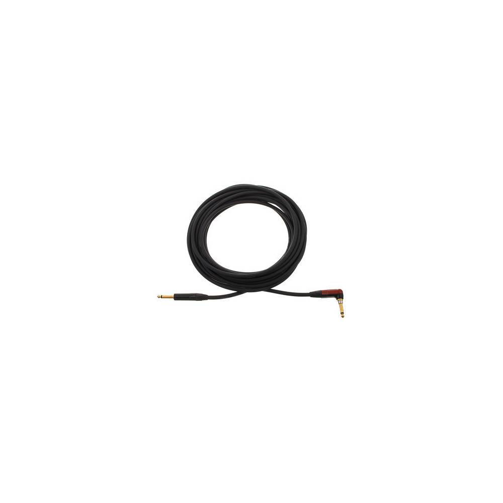 Cordial CSI9RP-SILENT ENCORE 6.3 TS jack silent haaks - 6.3 TS jack recht kabel 9m