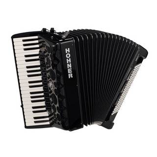 Hohner Amica Forte IV 120 Zwart, Silent Key accordeon