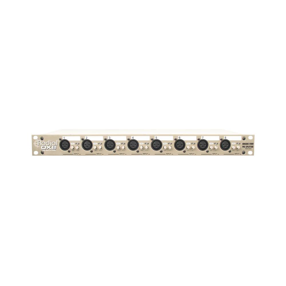 Radial OX8-R microfoonsplitter 8 kanalen rackmount - Radial transfo