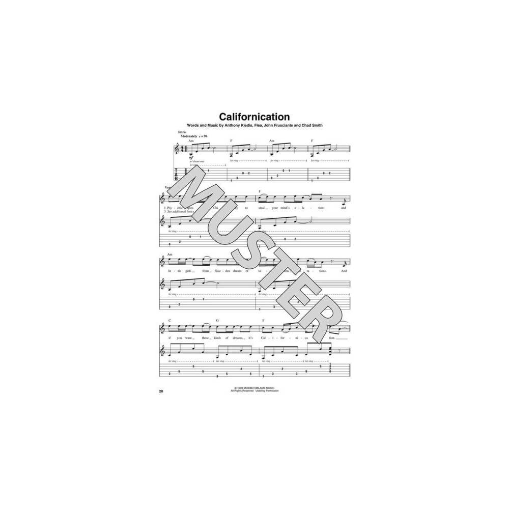 Hal Leonard Guitar Play Along Volume 153 Red Hot Chili Peppers