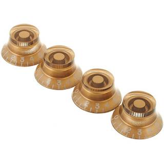 Gibson Top Hat Knobs Gold potmeterknoppen voor gitaar (set van 4)