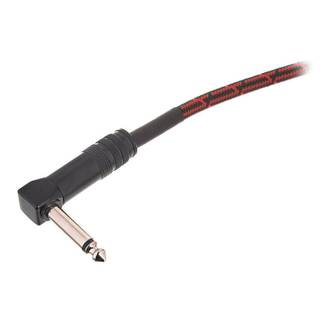 Cordial EI7.5PR-TWEED-RD Elements jack kabel 6.3 TS haaks - recht 7.5m tweed rood