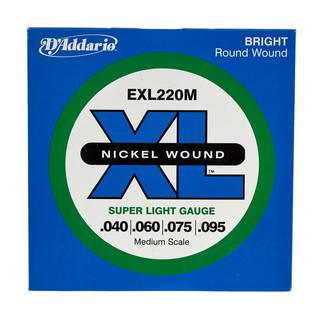 D'Addario EXL220M Super Light 40-95