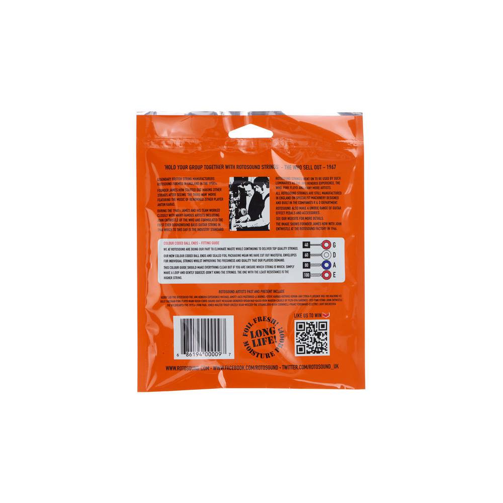 Rotosound SM66 Swing Bass set basgitaarsnaren 40 - 100