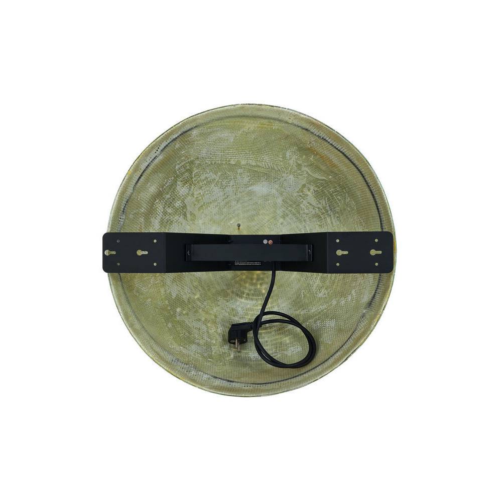 Eurolite gemotoriseerde halve spiegelbol 50 centimeter goud