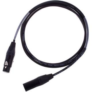 Cordial CDX2-1 DMX XLR male - XLR female 5-pins (3 aangesloten) lichtkabel 2m