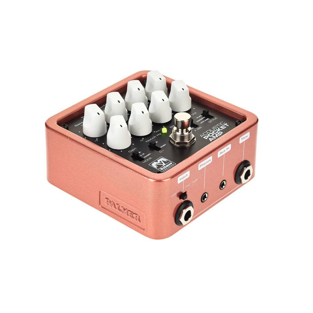 Palmer Pocket Amp Acoustic preamp en DI-box voor snaarinstrument