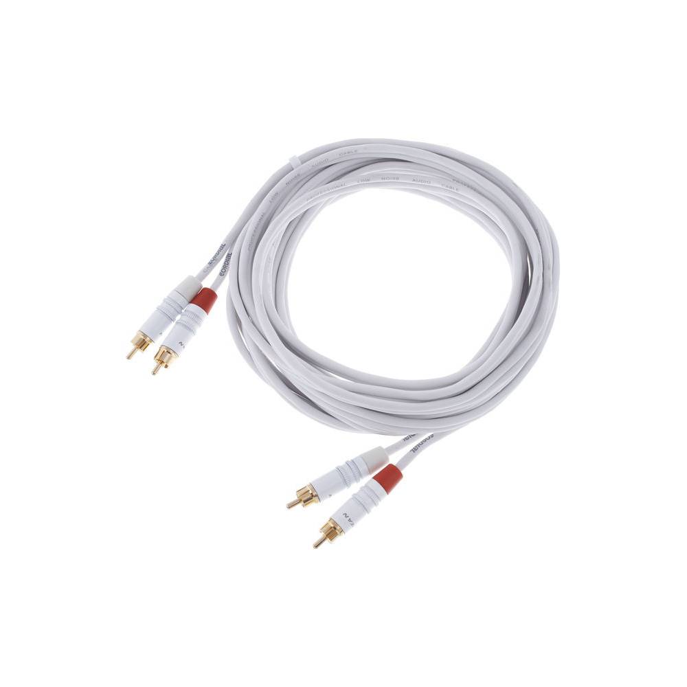 Cordial CFU6CC-SNOW Intro 2x RCA male - 2x RCA male 6m wit