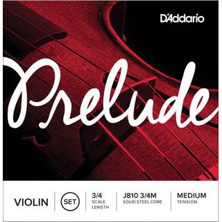 D'Addario Prelude J810 3/4 Medium vioolsnaren set