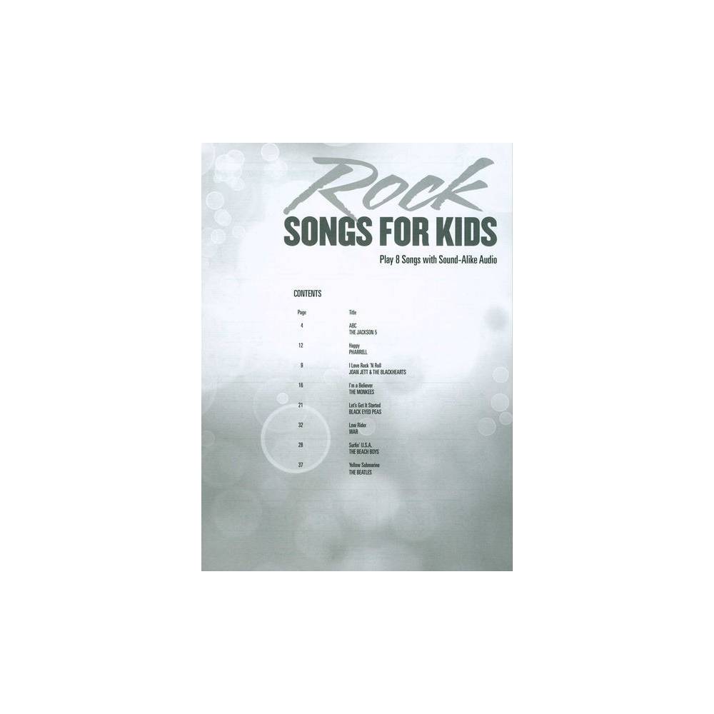 Hal Leonard Drum Play-along Rock songs for kids drumboek