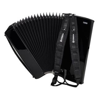 Hohner Amica Forte IV 120 Zwart, Silent Key accordeon
